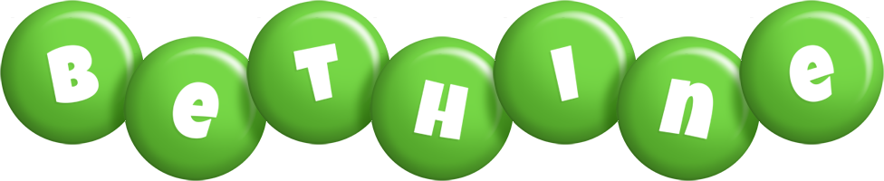 Bethine candy-green logo