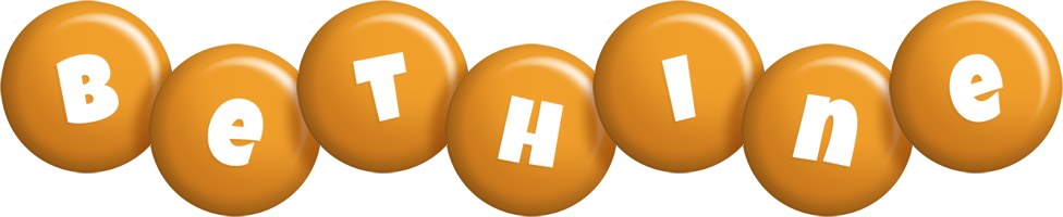 Bethine candy-orange logo