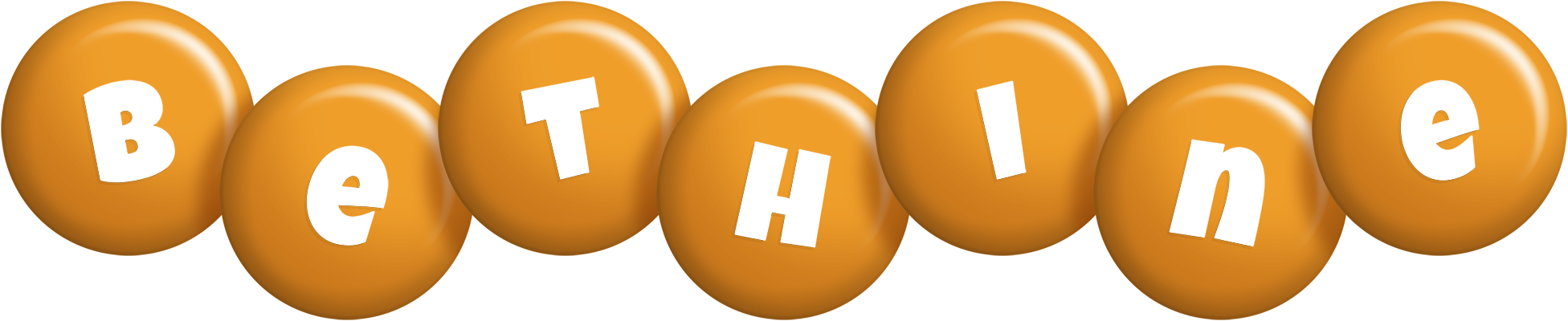 Bethine candy-orange logo