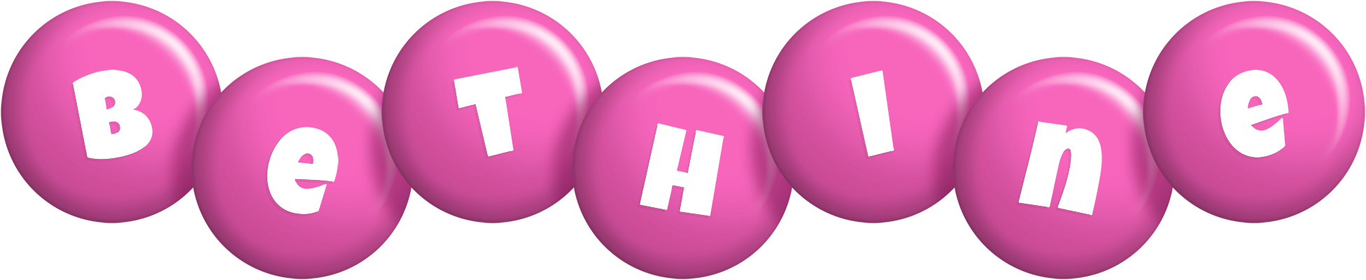 Bethine candy-pink logo