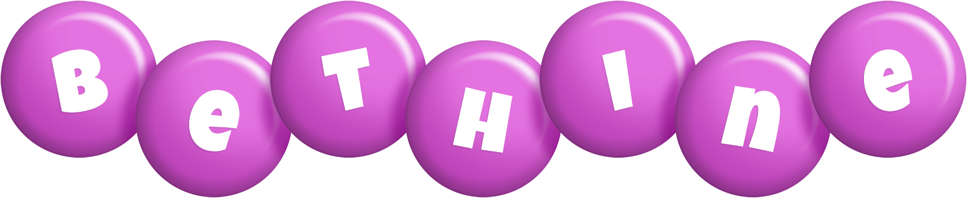 Bethine candy-purple logo
