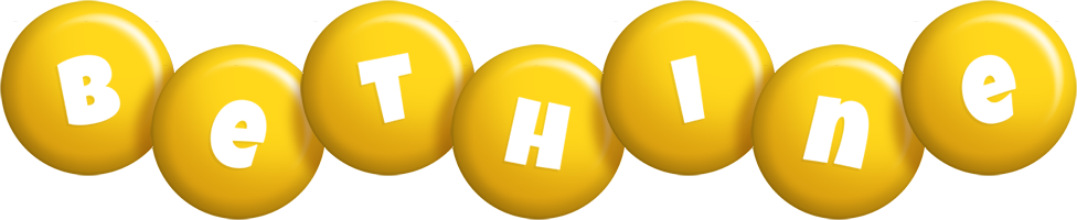 Bethine candy-yellow logo