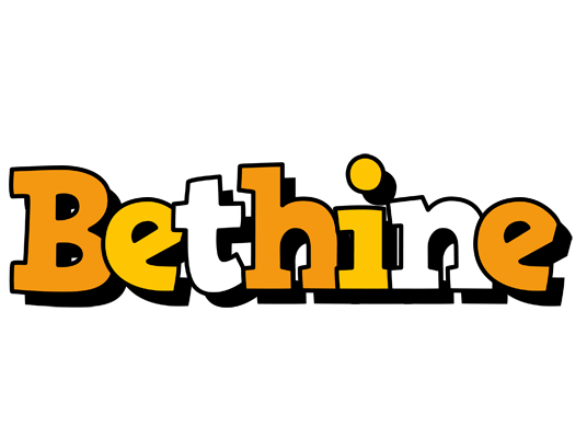 Bethine cartoon logo