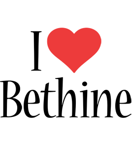 Bethine i-love logo