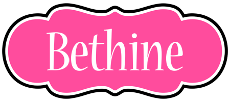 Bethine invitation logo