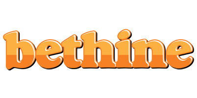 Bethine orange logo