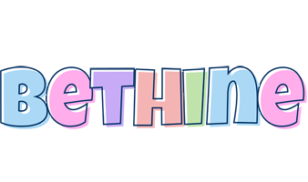 Bethine pastel logo