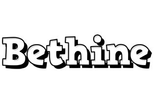 Bethine snowing logo