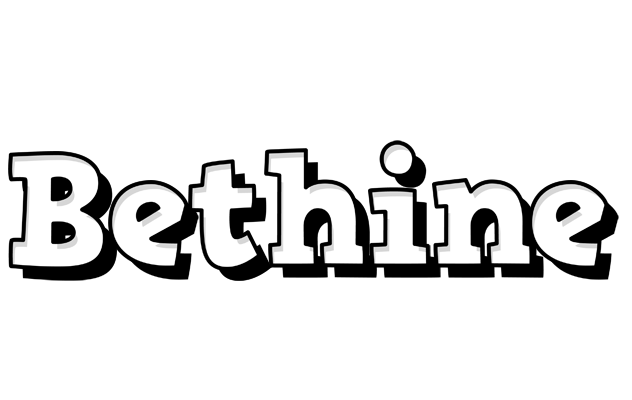 Bethine snowing logo