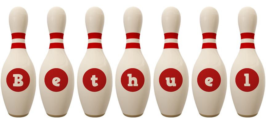 Bethuel bowling-pin logo