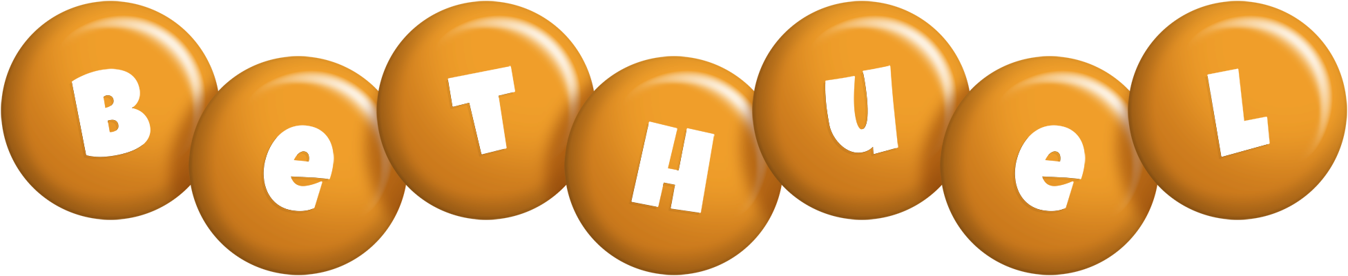 Bethuel candy-orange logo