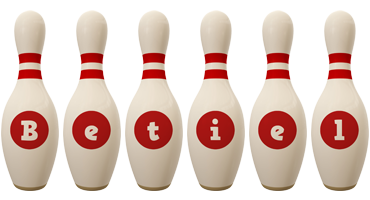 Betiel bowling-pin logo