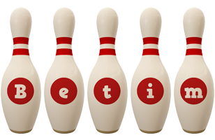 Betim bowling-pin logo