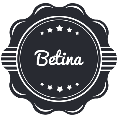 Betina badge logo