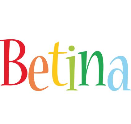 Betina birthday logo