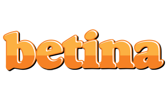 Betina orange logo