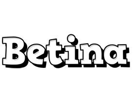 Betina snowing logo