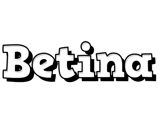 Betina snowing logo