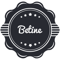 Betine badge logo