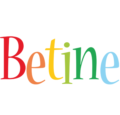 Betine birthday logo