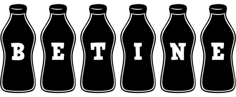 Betine bottle logo