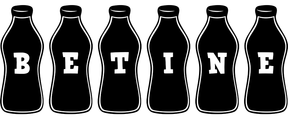 Betine bottle logo