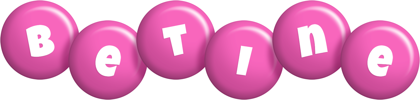 Betine candy-pink logo