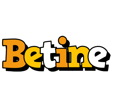 Betine cartoon logo