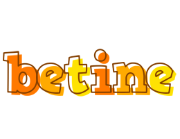 Betine desert logo