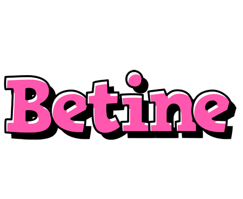 Betine girlish logo