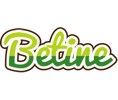 Betine golfing logo