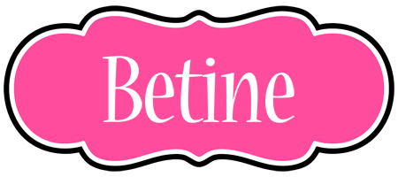 Betine invitation logo