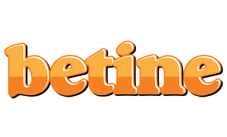 Betine orange logo