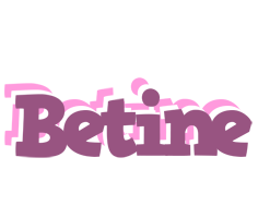 Betine relaxing logo