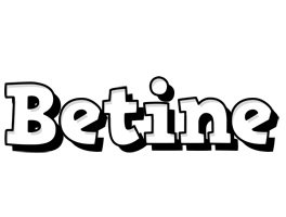 Betine snowing logo