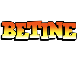 Betine sunset logo