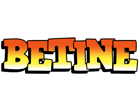 Betine sunset logo