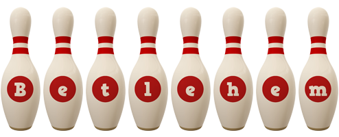 Betlehem bowling-pin logo