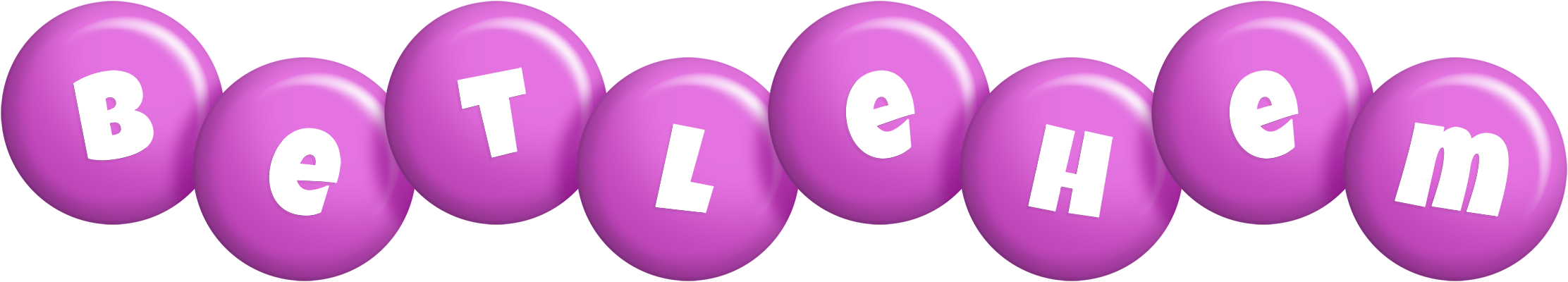 Betlehem candy-purple logo