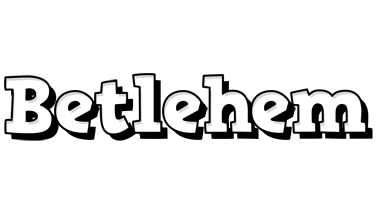 Betlehem snowing logo