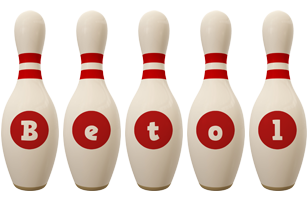 Betol bowling-pin logo