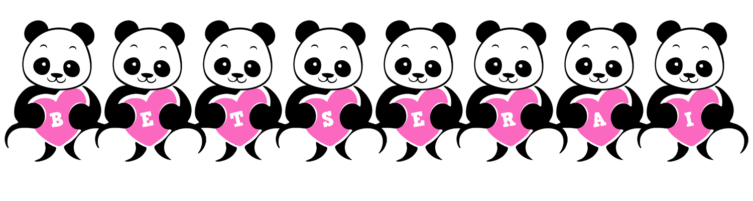 Betserai love-panda logo