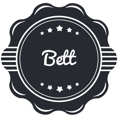 Bett badge logo