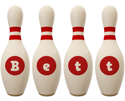 Bett bowling-pin logo