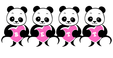 Bett love-panda logo