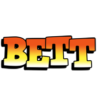 Bett sunset logo