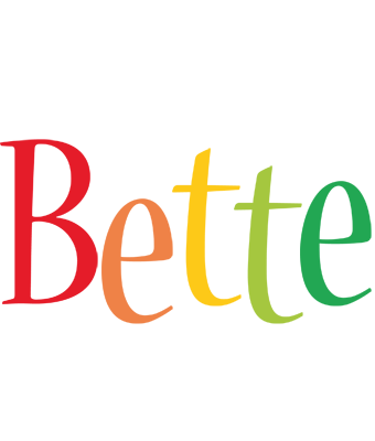 Bette birthday logo