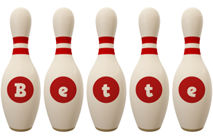 Bette bowling-pin logo