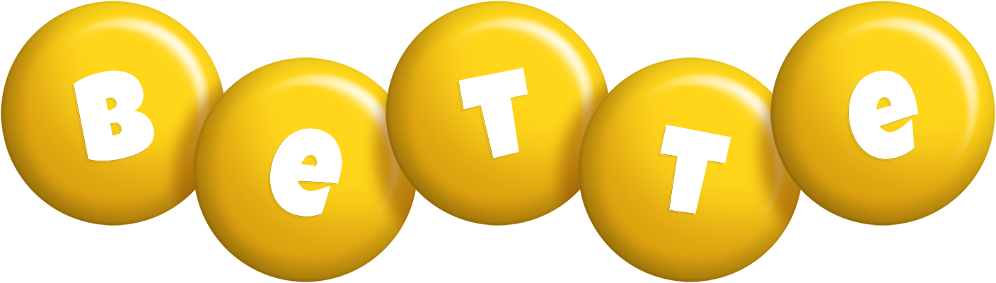 Bette candy-yellow logo