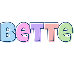 Bette pastel logo